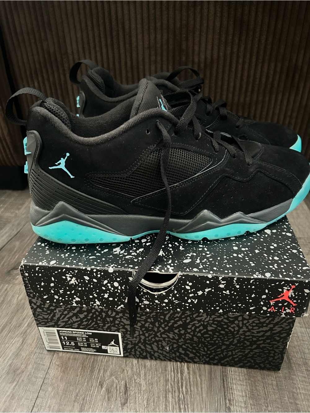 Jordan MVP 92 Black Gamma Blue Size 11.5